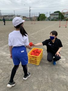 野球普及活動 壬生東小学校へ訪問 エイジェック女子硬式野球部